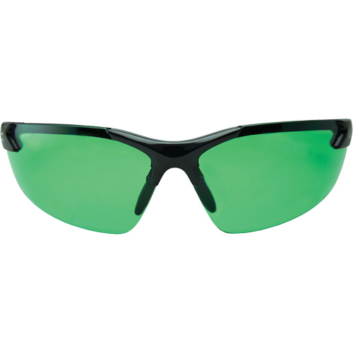 Zorge G2 Safety Glasses, Green Lens, Anti-Scratch, ANSI Z87+/MCEPS GL-PD 10-12/Meets/Exceeds CSA Z94.3 Par Equipment