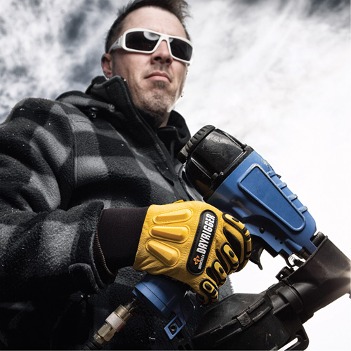 Gants The Original Dryrigger, 7/Petit, Paume en Su&egrave;de, Poignet &agrave; enfiler Par Equipment