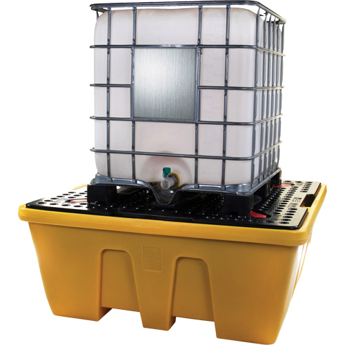 IBC Spill Pallet, 333 US gal. Spill Capacity, 66" x 66" x 27.5" Par Equipment