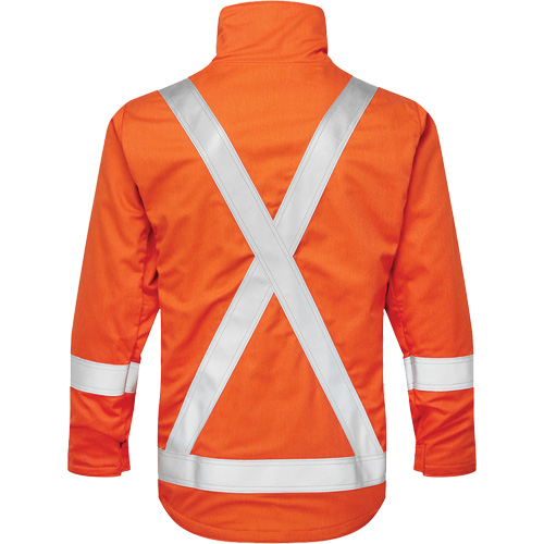 UltraSoft&reg; 7 oz. Skyline Summer Bomber Jacket, Small, High Visibility Orange Par Equipment