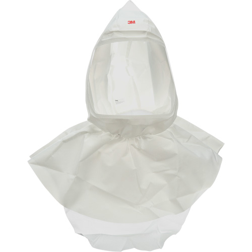 Cagoule Versaflo s&eacute;rie pour APR avec voile, Standard, Pi&egrave;ce faciale/Coiffe souple, Bavette Double Par Equipment