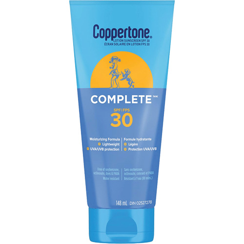 Protection solaire compl&egrave;te Coppertone, FPS 30, Lotion Par Equipment