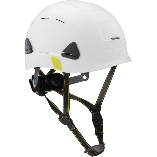 Casque de s&eacute;curit&eacute; d'escalade Fibre Metal, R&eacute;pond aux normes CSA type 2, Suspension Rochet, Ventil&eacute; Par Equipment