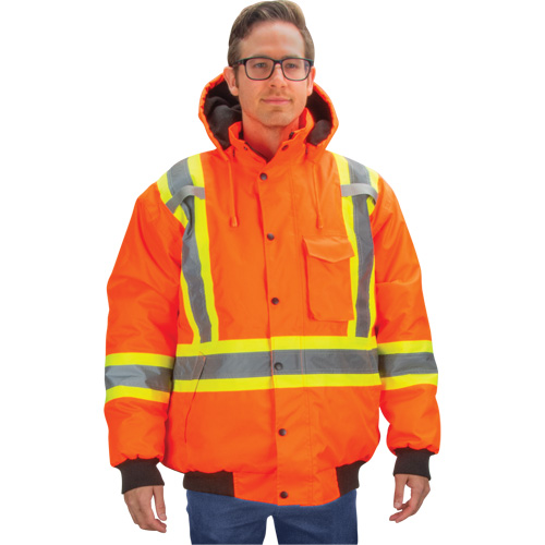 Parka d'hiver imperm&eacute;able 7-en-1, Orange haute visibilit&eacute;, Moyen Par Equipment