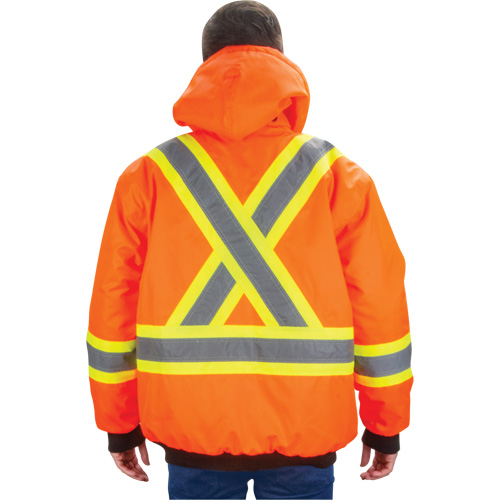 Parka d'hiver imperm&eacute;able 7-en-1, Orange haute visibilit&eacute;, Moyen Par Equipment