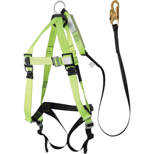 FBH-10000A5440-4 4' Class A Harness & Lanyard with 220 lbs. Capacity, Harness/Lanyard Combo Par Equipment