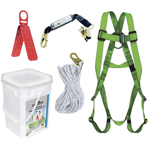 RK4-25 Compliance Roofer's Kit with Reusable Bracket, Roofer's Kit Par Equipment