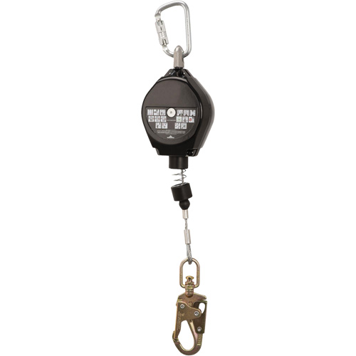 SRL-73302-20LE Self-Retracting Lifeline, 20', Galvanized Steel, Swivel Par Equipment