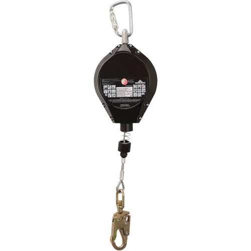 SRL-73302-40LE Self-Retracting Lifeline, 40', Galvanized Steel, Swivel Par Equipment