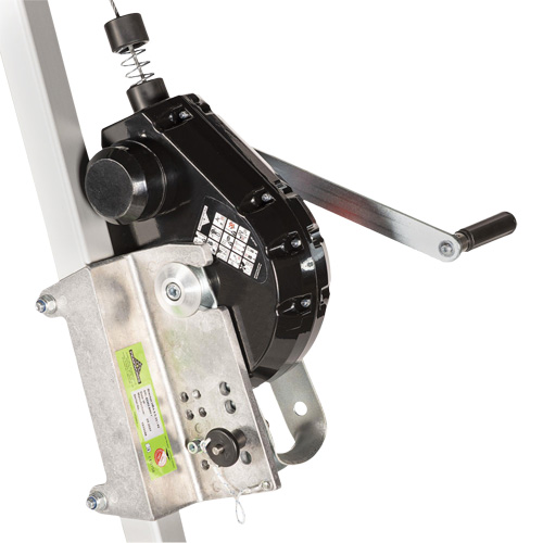 SRL-73303-60 Cable Self-Retracting Lifeline with Recovery, 60', Galvanized Steel, Swivel Par Equipment