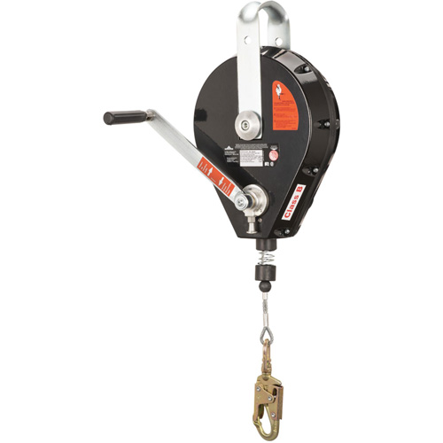 SRL-73303-96 Cable Self-Retracting Lifeline with Recovery, 96', Galvanized Steel, Swivel Par Equipment