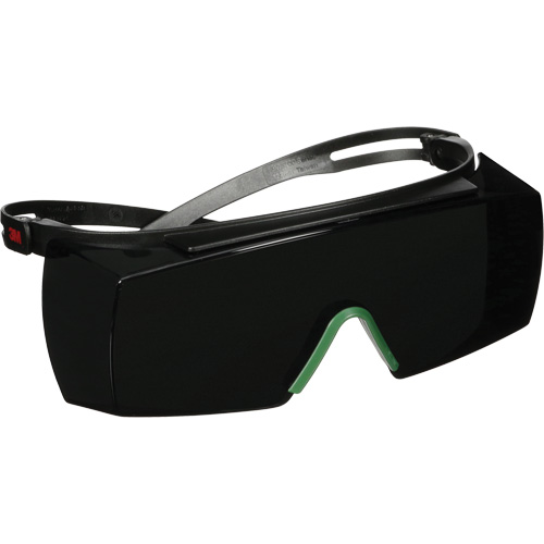 SecureFit 3700 Series Safety Glasses SF3750AS-BLK, Grey/IR 5.0 Lens, Anti-Scratch, ANSI Z87+/Meets/Exceeds CSA Z94.3 Par Equipment