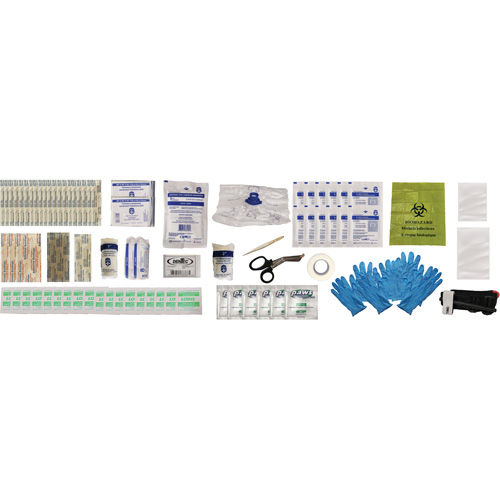 Trousse de premiers soins Shield, R&eacute;pond ou surpasse la norme CSA Z1220-24 type 2 environnements &agrave; faible risque, Petit (2-25 travailleurs) Par Equipment