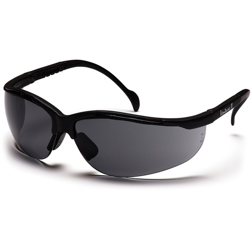 Lunettes de s&eacute;curit&eacute; &agrave; demi-monture Venture II, Lentille Gris, Antibu&eacute;e/Anti-&eacute;gratignures/Antistatique, ANSI Z87+/R&eacute;pond ou surpasse la norme CSA Z94.3 Par Equipment