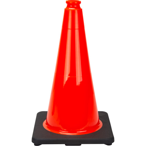 C&ocirc;ne de signalisation de premi&egrave;re qualit&eacute;, 18", Orange Par Equipment