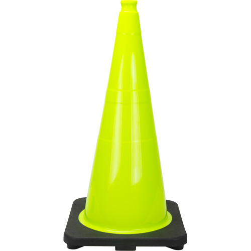 C&ocirc;ne de signalisation de premi&egrave;re qualit&eacute;, 28", Vert lime Par Equipment