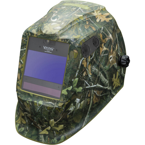 VIKING 2450 ADV Series White Tail Camo&reg; Helmet, 3.82" L x 2.44" W View Area, 5 - 13 Shade Range Par Equipment