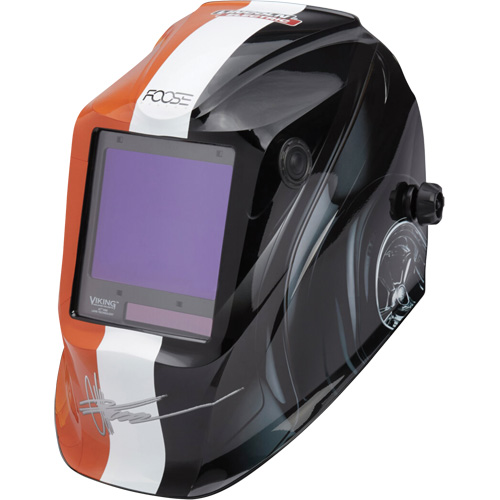 VIKING  3350 Foose Monarch Welding Helmet, 3.74" L x 3.34" W View Area, 5 - 13 Shade Range Par Equipment