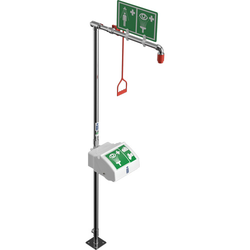 Combination Shower with Closed ABS Bowl & Bottom Inlet, Pedestal Par Equipment