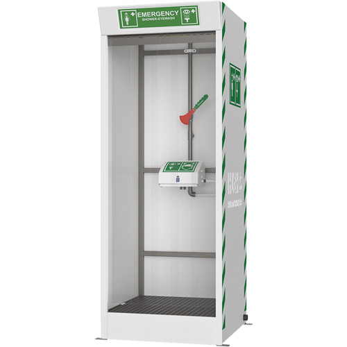 Emergency Cubicle Shower & Covered Eye & Face Wash Par Equipment