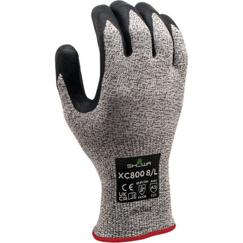 Gants r&eacute;sistants &agrave; la coupe XC800, Taille 6/Petit, Calibre 13, Rev&ecirc;tement Nitrile, Enveloppe en PEHP, ASTM ANSI niveau A5/EN 388 niveau E Par Equipment