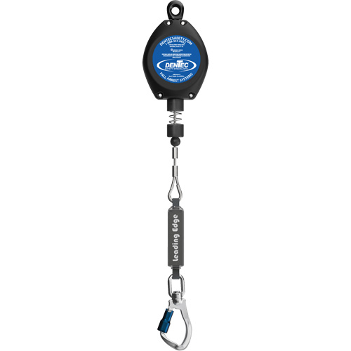 Self-Retracting Lifeline, 20', Galvanized Steel, Swivel Par Equipment