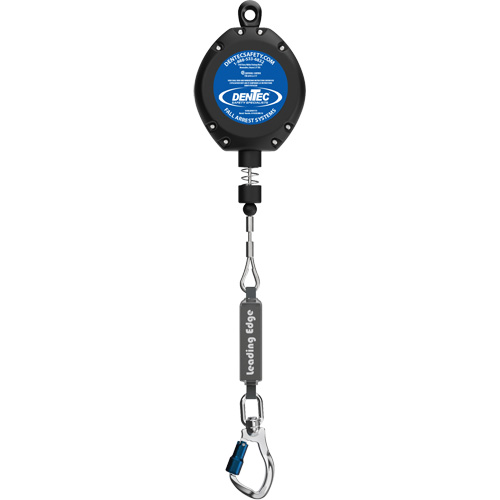 Self-Retracting Lifeline, 30', Galvanized Steel, Swivel Par Equipment