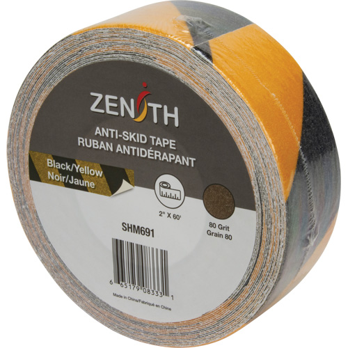 Anti-Skid Tape, 2" x 60', Black & Yellow Par Equipment