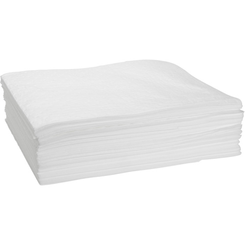 Bonded Sorbent Pad, Oil Only, 15" x 19", 10 gal. Absorbancy Par Equipment