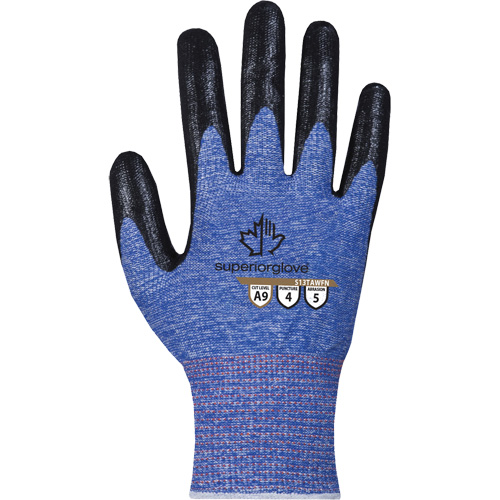 Extreme-Cut Glove, Size 7, 13 Gauge, Foam Nitrile Coated, TenActiv Shell, ASTM ANSI Level A9 Par Equipment