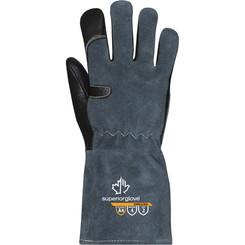 Gants de soudage MIG Endura 398KGLBGL, Cuir fleur de vache, Taille T-petit Par Equipment