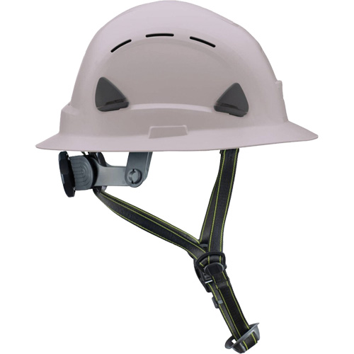 Fibre Metal Climbing Style Helmet with Full Brim, Meets CSA Type 2, Ratchet Suspension, Vented Par Equipment