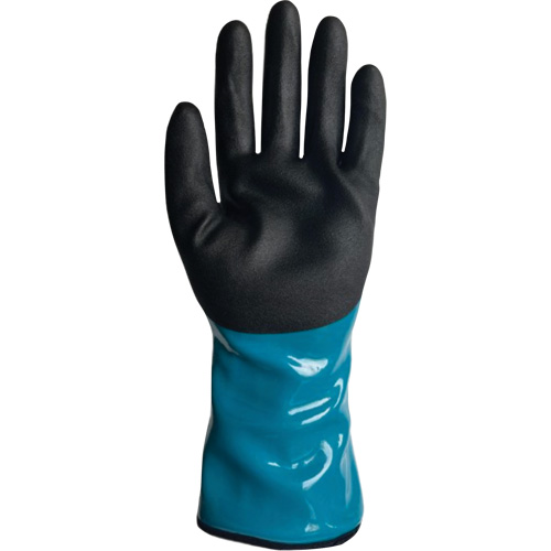 Gants alimentaires de protection contre les produits chimiques, le froid et la coupe, Taille 7, 12" lo, PVC, Doublure en Nylon Par Equipment