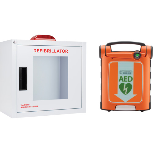 Powerheart&reg; G5 AED & Cabinet Kit, Semi-Automatic, Bilingual, Class 3 Par Equipment