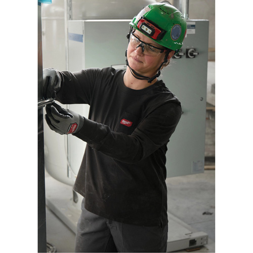 T-shirt &agrave; manches longues avec poches GRIDIRON, Femmes, T-petit, Bleu Par Equipment