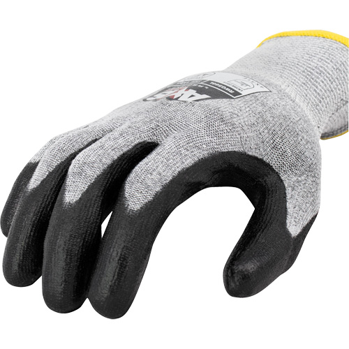 RWG566 AXIS Cut Protection Touchscreen Work Glove, Size Small, 18 Gauge, Polyurethane Coated, Stainless Steel/HPPE Shell, ASTM ANSI Level A5/EN 388 Level E Par Equipment