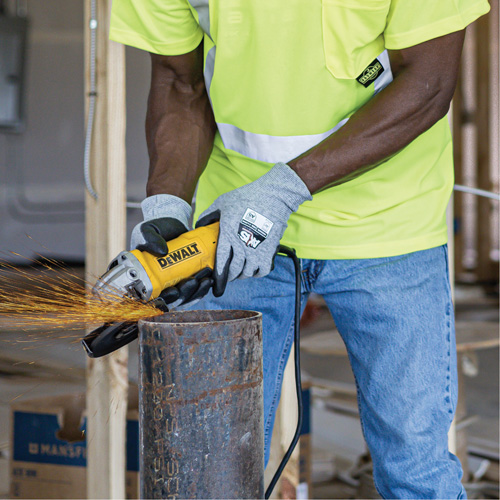 RWG566 AXIS Cut Protection Touchscreen Work Glove, Size Small, 18 Gauge, Polyurethane Coated, Stainless Steel/HPPE Shell, ASTM ANSI Level A5/EN 388 Level E Par Equipment