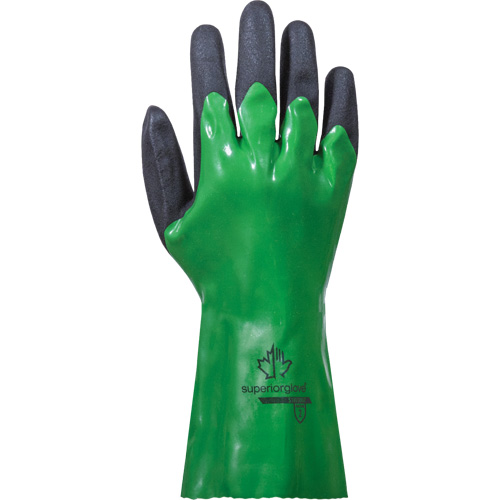 Gants r&eacute;sistants aux produits chimiques SolvStop, Taille 7, 12" lo, PVC Par Equipment