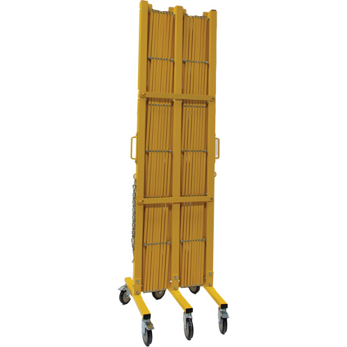 Barri&egrave;re extensible, 84" h x 20' lo, Jaune Par Equipment