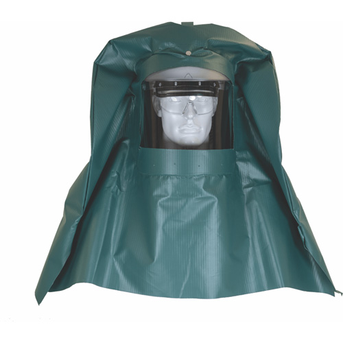 Chemical Splash Hood & Hard Cap with Chemical Resistant Face Shield Par Equipment