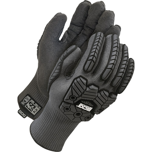 Deny&reg; Lined Cut-Resistant Impact Gloves, 6, Microfibre Palm, Elastic Cuff Par Equipment
