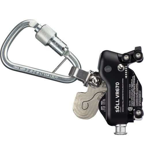 VR670 Gideloc System Fall Arrester Par Equipment