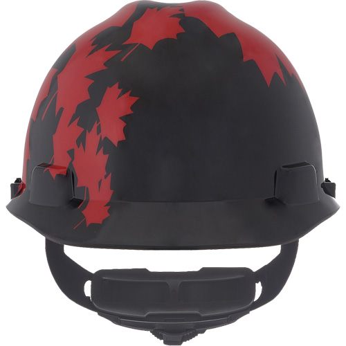 Casque sp&eacute;cialis&eacute; V-Gard, Suspension Rochet, Noir/Rouge Par Equipment