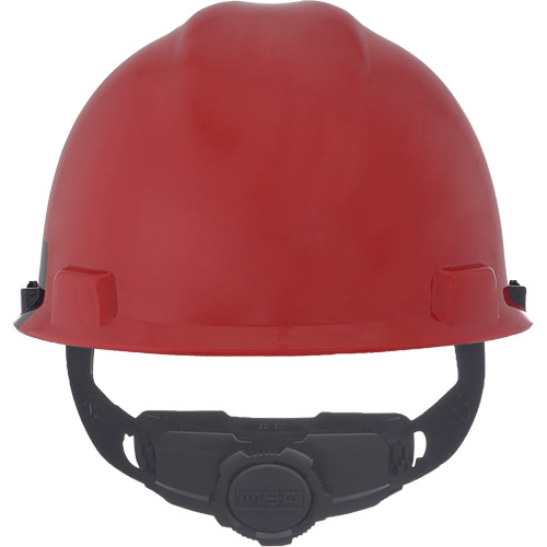 Casque sp&eacute;cialis&eacute; V-Gard, Suspension Rochet, Noir/Rouge Par Equipment