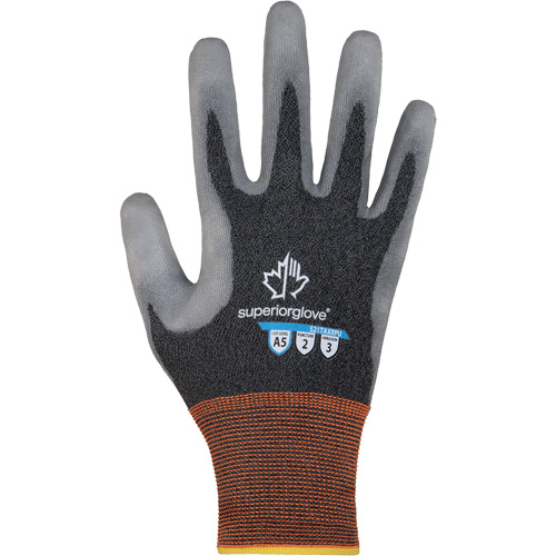Gants de protection contre la coupe Dexterity PRO S21TAXRPU, Taille 11, Calibre 21, Rev&ecirc;tement Polyur&eacute;thane, Enveloppe en Nylon/TenActiv, ASTM ANSI niveau A5 Par Equipment