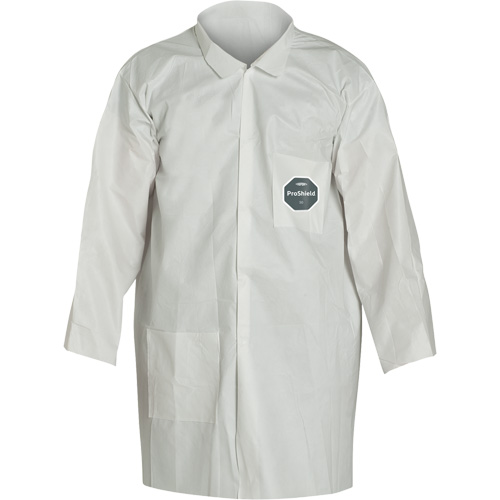ProShield&reg; 50 Lab Coat, Microporous, White, Small Par Equipment
