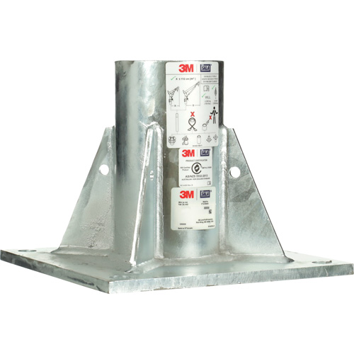DBI-SALA&reg; Confined Space Floor Mount Base, Galvanized Par Equipment