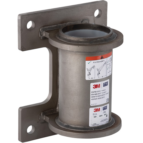 DBI-SALA&reg; Confined Space Wall Mount Base, Stainless Steel Par Equipment