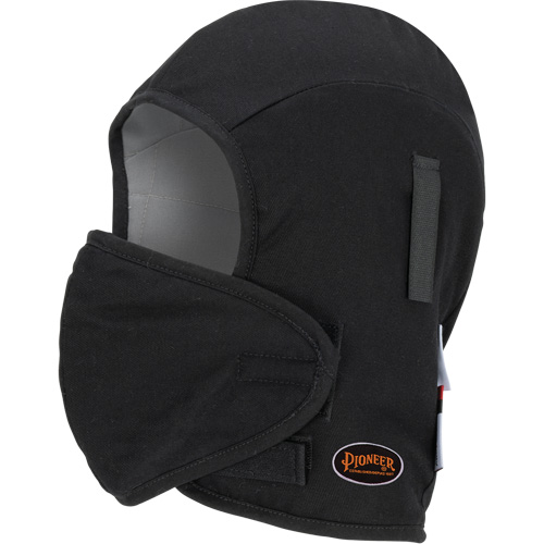 Doublure matelass&eacute;e ignifug&eacute;e Pioneer 766A pour casque de s&eacute;curit&eacute; avec embout buccal amovible, Noir/Gris, Coton/FR-Tech/Modacrylique/Nylon Par Equipment