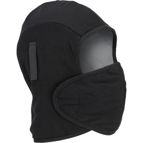 Doublure matelass&eacute;e ignifug&eacute;e Pioneer 766A pour casque de s&eacute;curit&eacute; avec embout buccal amovible, Noir/Gris, Coton/FR-Tech/Modacrylique/Nylon Par Equipment